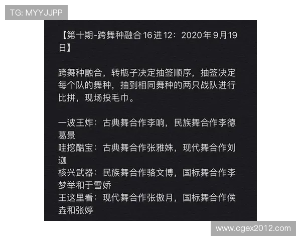 赛后复盘：杭州街舞队与成都街舞队的默契配合与精彩表现分析